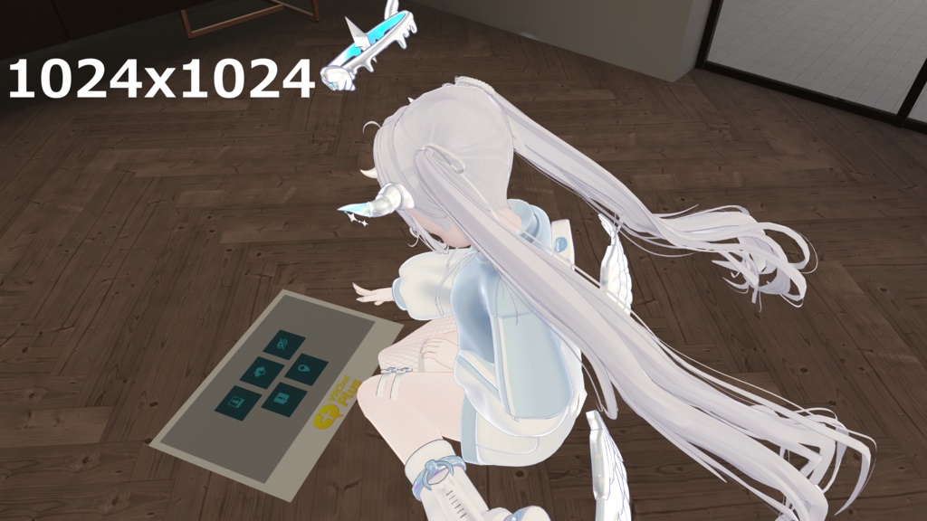 無料「プリントの背景」VRC+想定