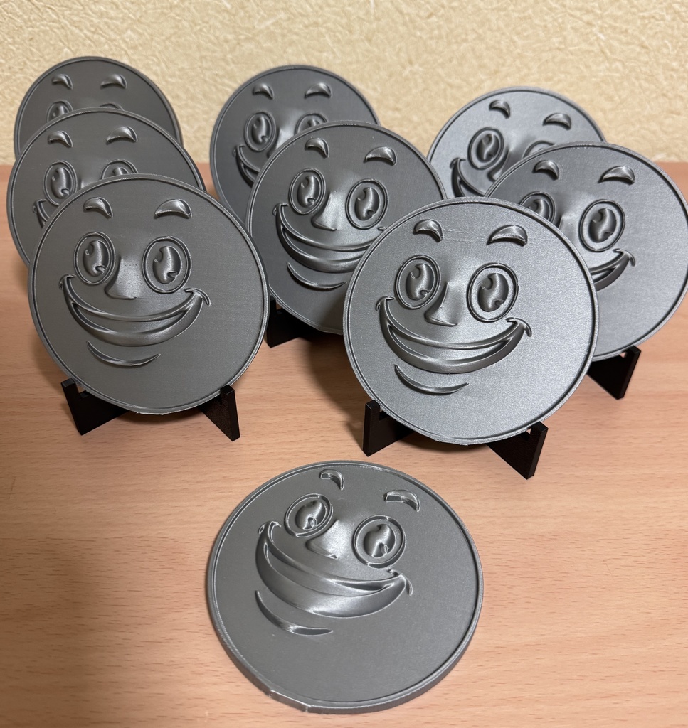 ダボスくんコイン型オブジェ