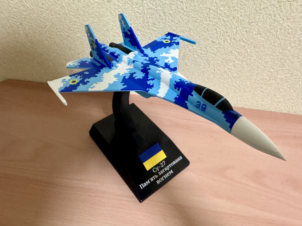 ウクライナ空軍 Su-27 3Dプリント模型