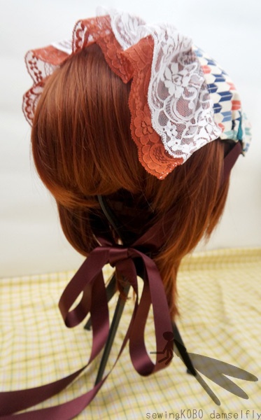 自在ヘッドドレス 和ロリ風