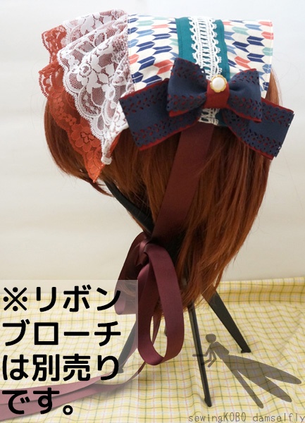 自在ヘッドドレス 和ロリ風