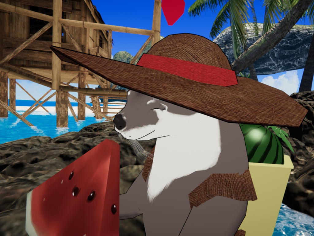 【ツナくん専用衣装】Otter in Summer!【おまけ付きあり】