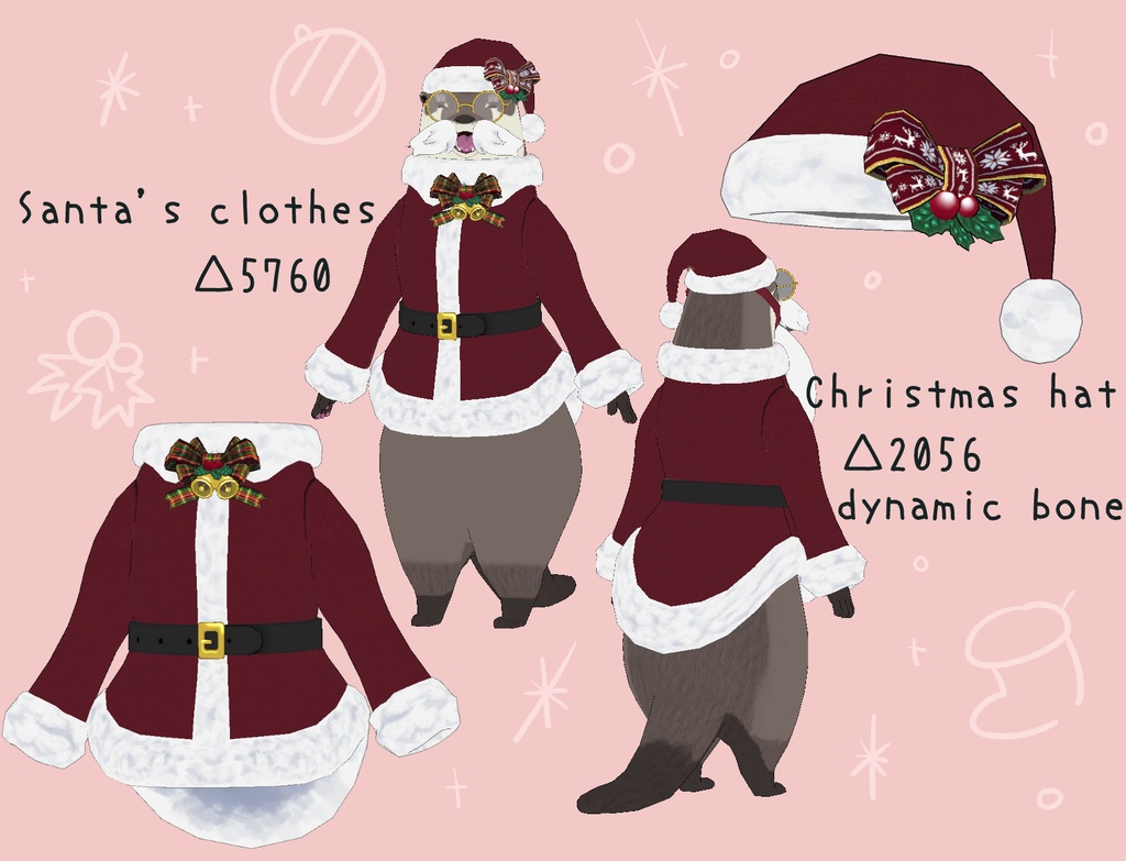 【ツナくん専用衣装】Otters Winter⛄