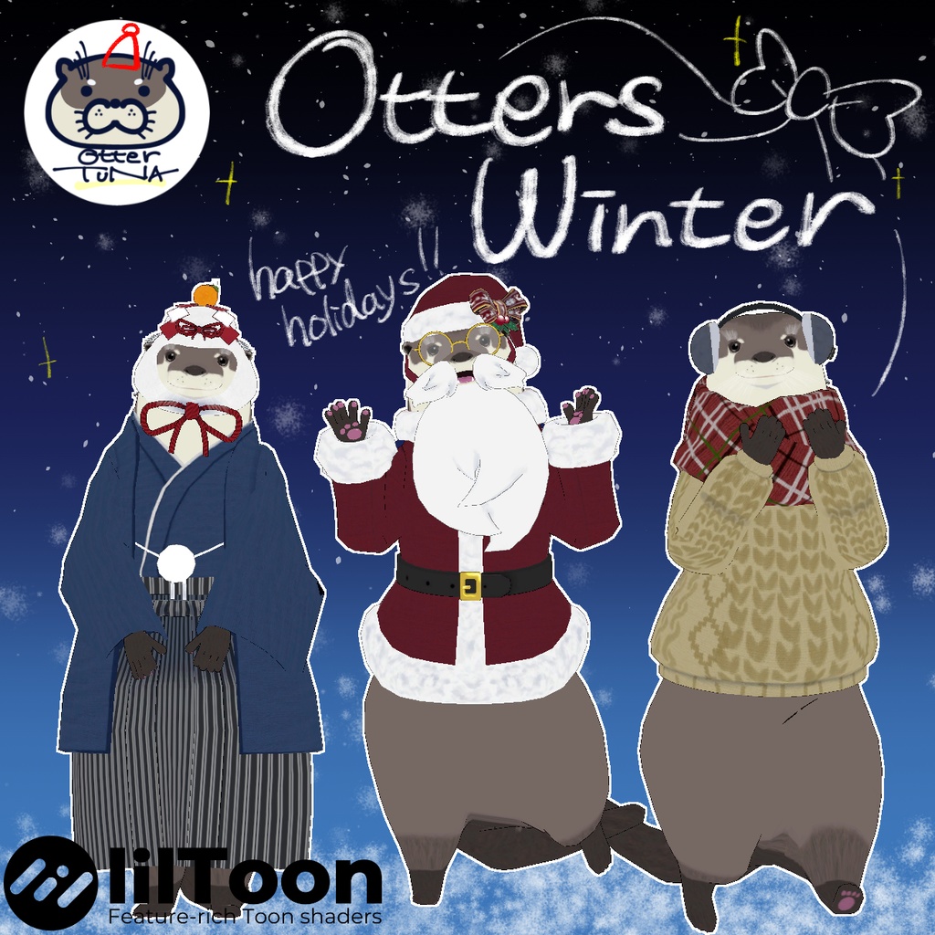 【ツナくん専用衣装】Otters Winter⛄