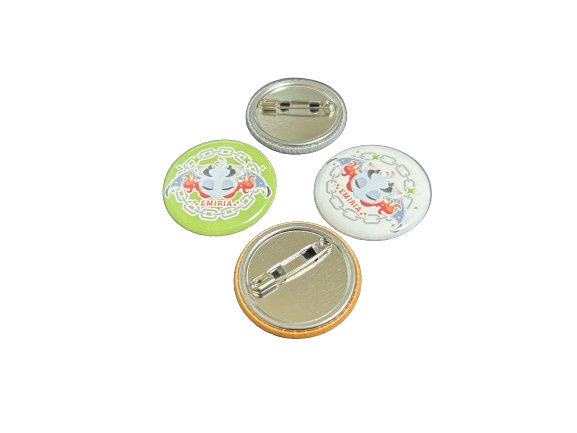 エミリアモチーフ缶バッチ