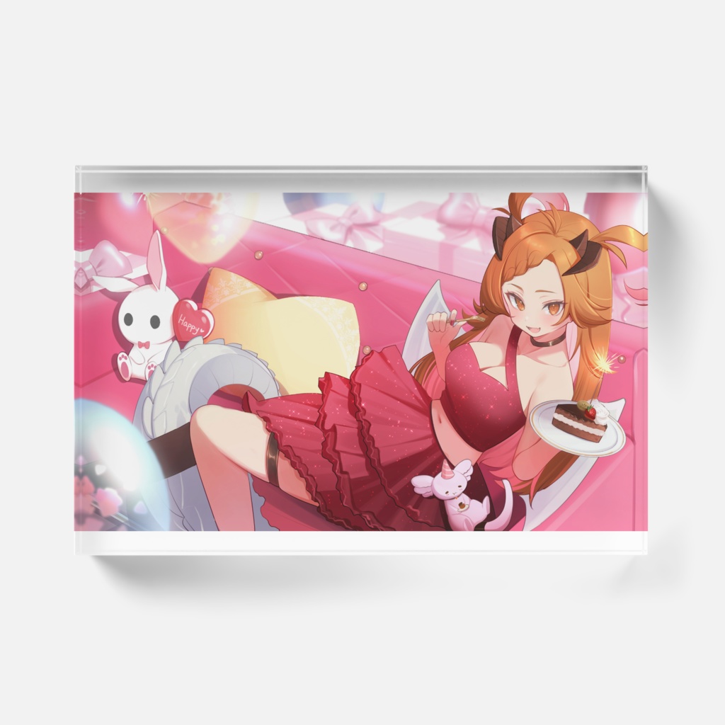 6周年記念クリアアクリルブロック