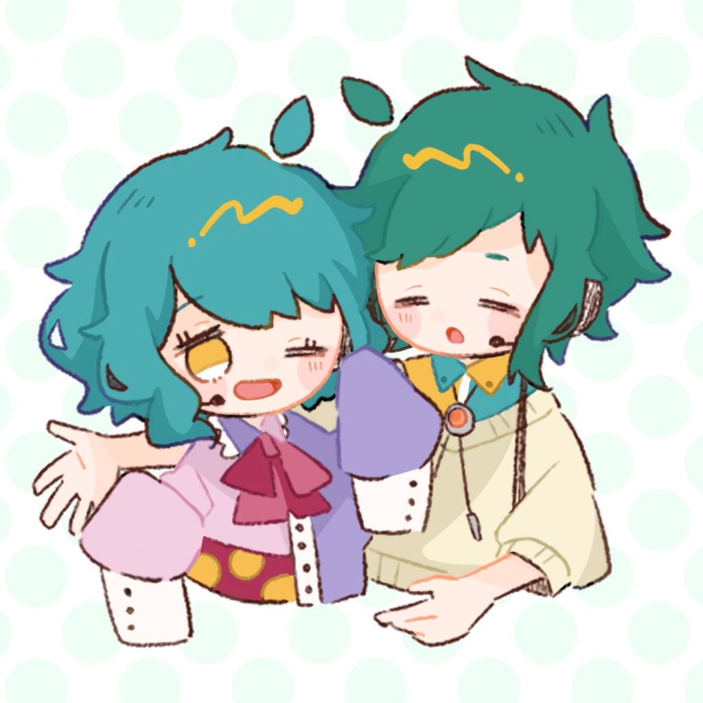 ゆらとひさウッドキーホルダー