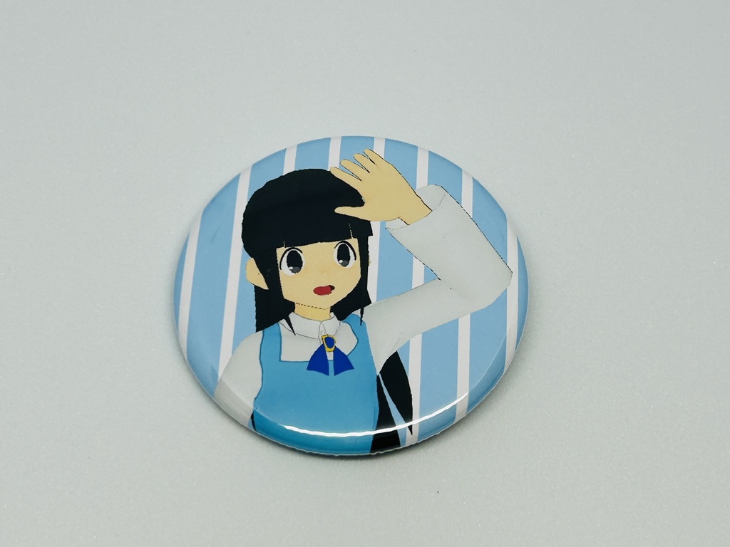 ごまぴ缶バッジ(だいぶ初期の3Dのすがた)
