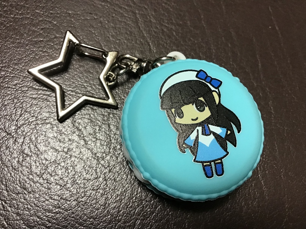 すのーごまぴマカロンラバーキーホルダー