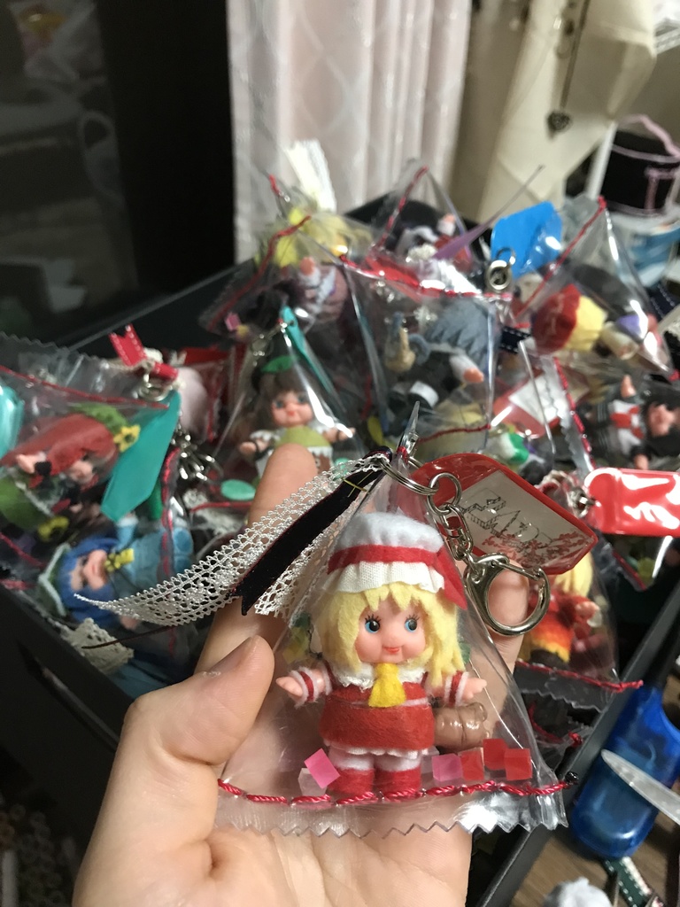 東方Projectキューピー人形キーホルダー