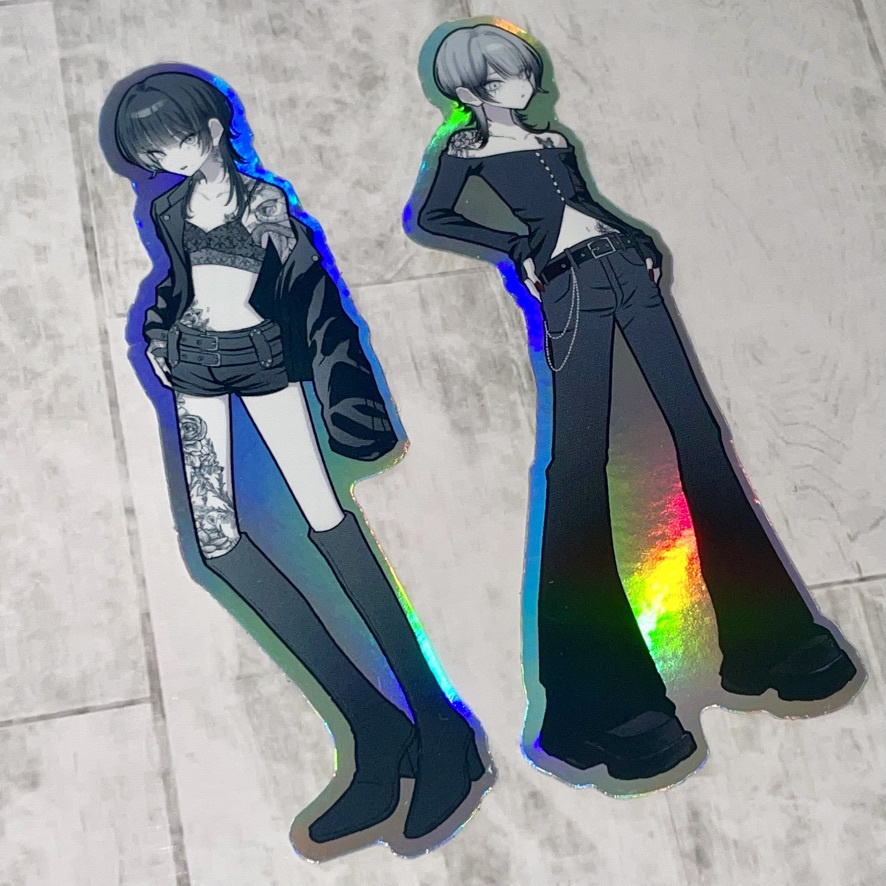 ホログラムステッカー　特大