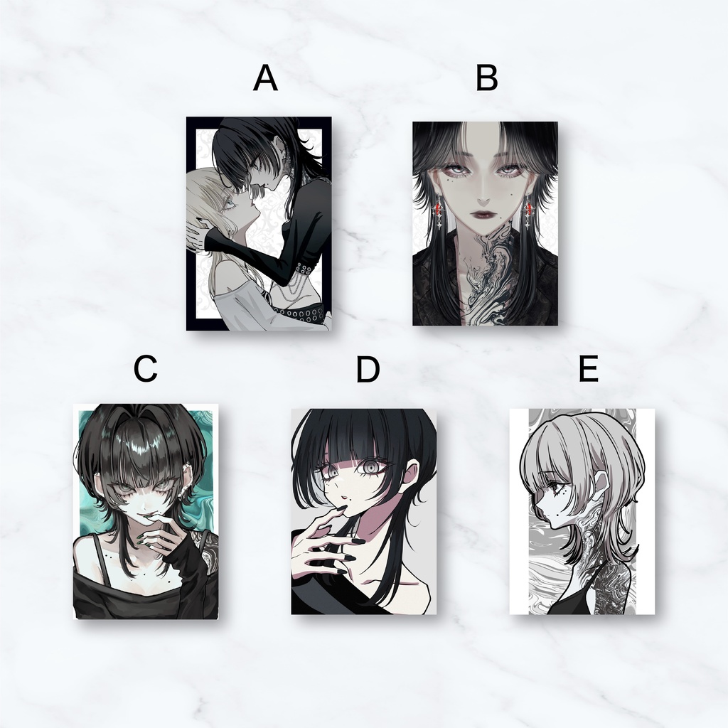 ミニキャンバスプリント5種