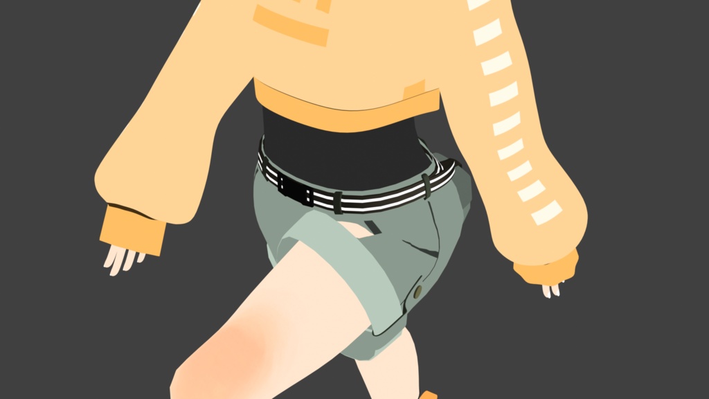 オリジナル3Dモデル「ガールA」