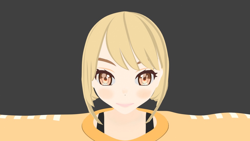 オリジナル3Dモデル「ガールA」