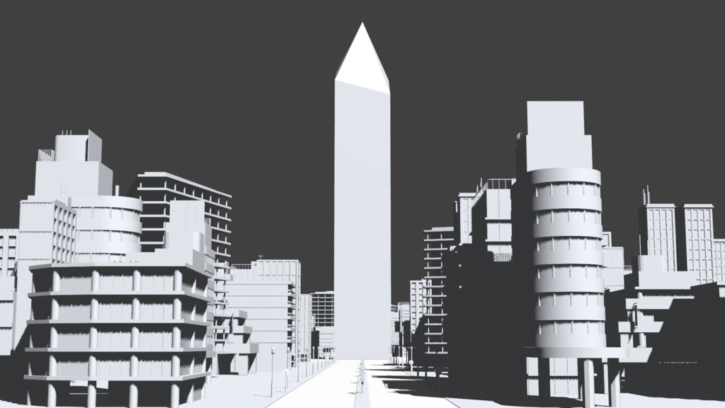 ビル背景