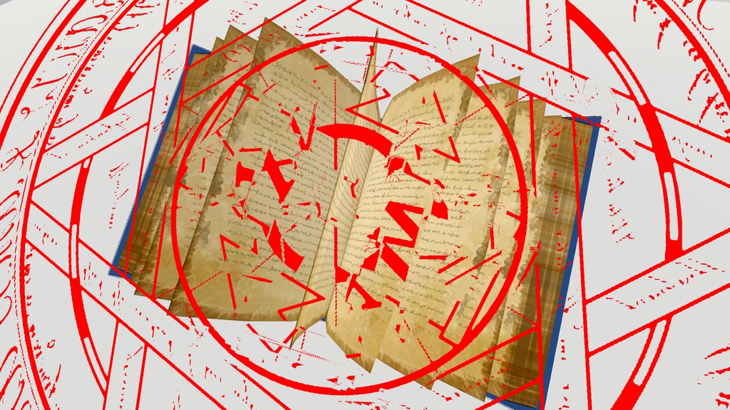 禁忌事務ノ魔導書 / Grimoire Kinkijim【3Dモデル】