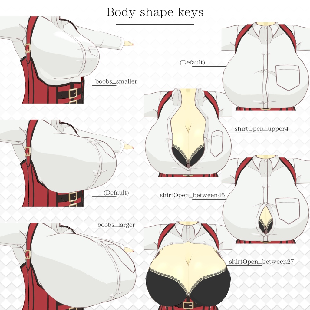 ヒナゴ / Hinago - オリジナル3Dモデル【VRChat (PC & Quest) / VRM】