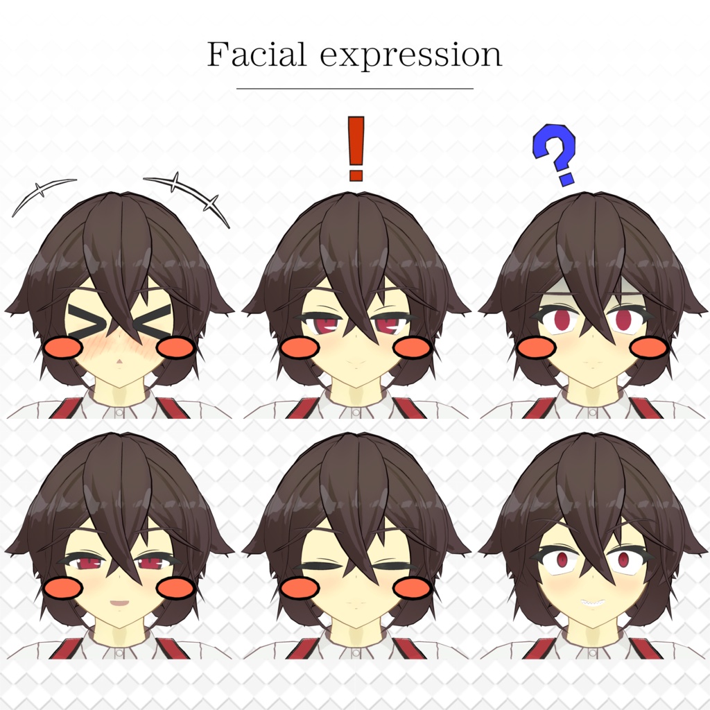 ヒナゴ / Hinago - オリジナル3Dモデル【VRChat (PC & Quest) / VRM】