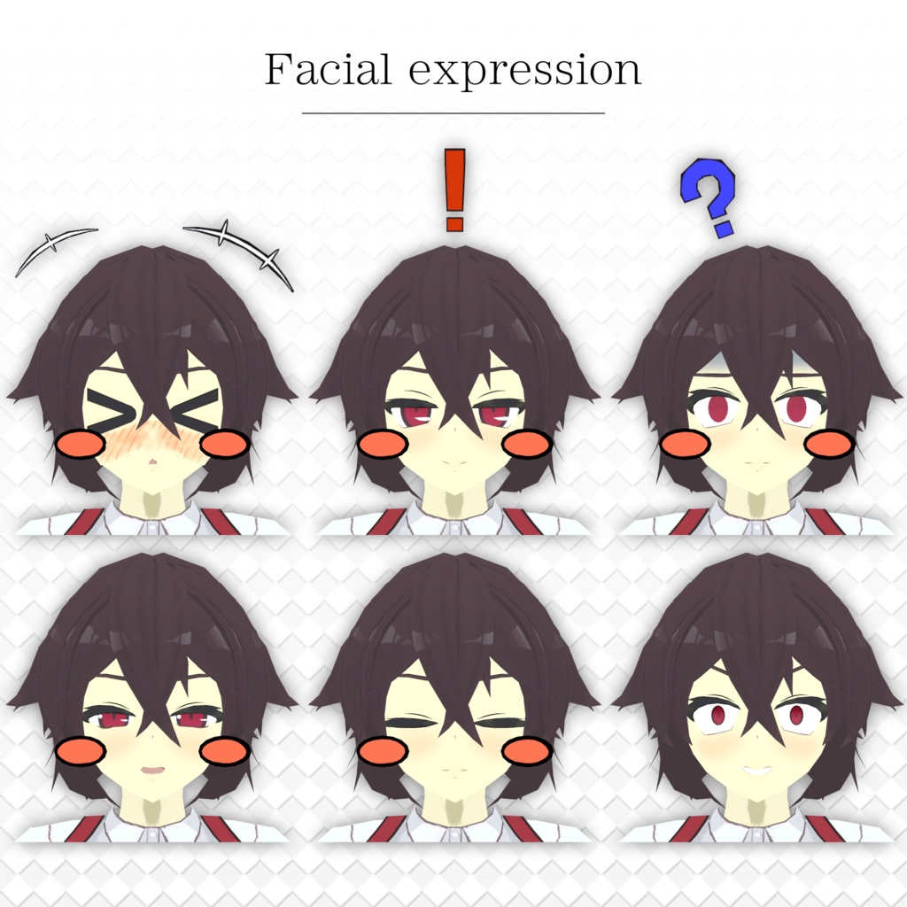 ヒナゴ / Hinago - オリジナル3Dモデル【VRChat (PC & Quest) / VRM】