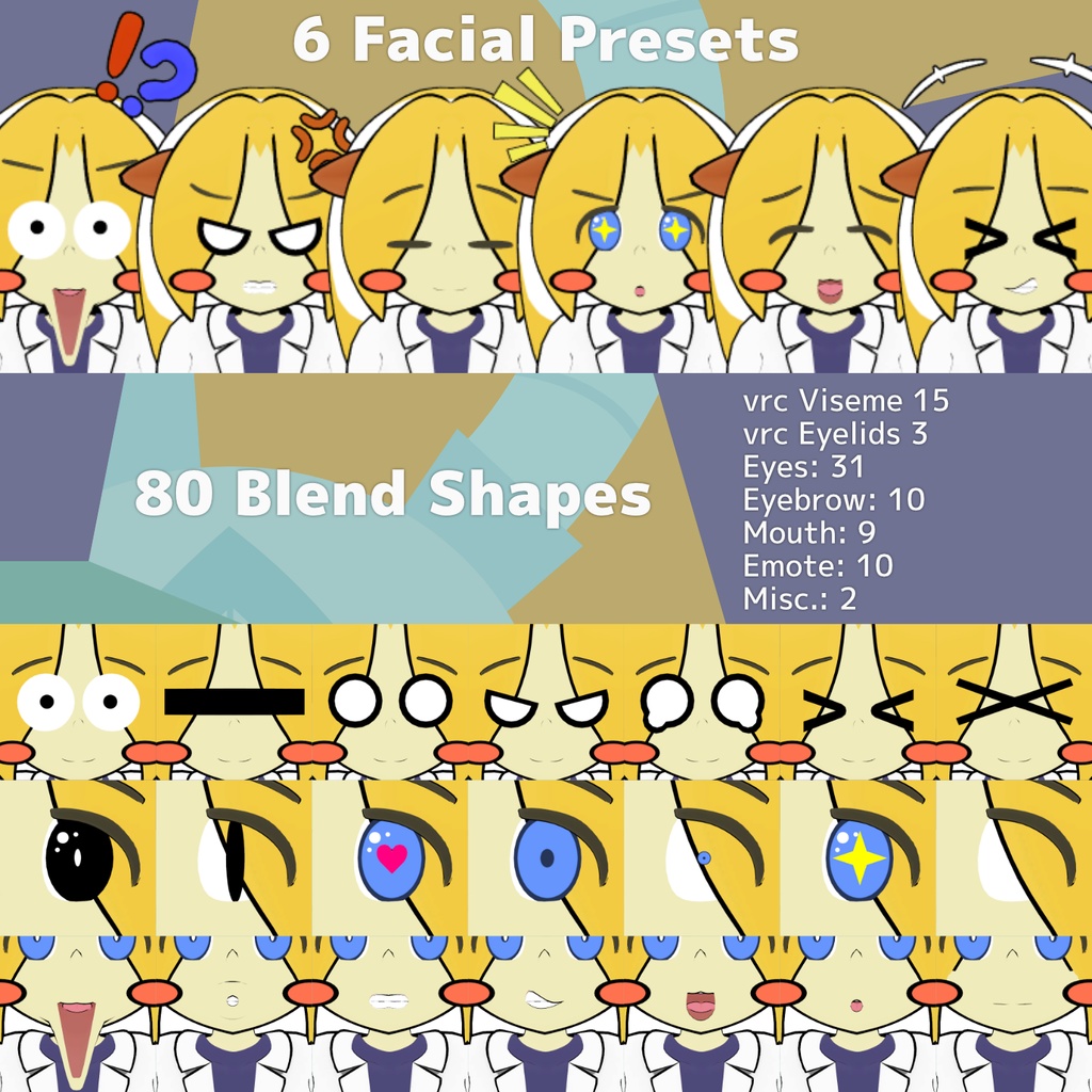 ドクター・モット (Doctor Mott)【VRChat (PC & Quest) / VRM】