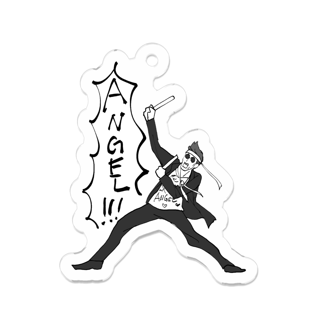 【ＧＯ】天使強火担アクキー