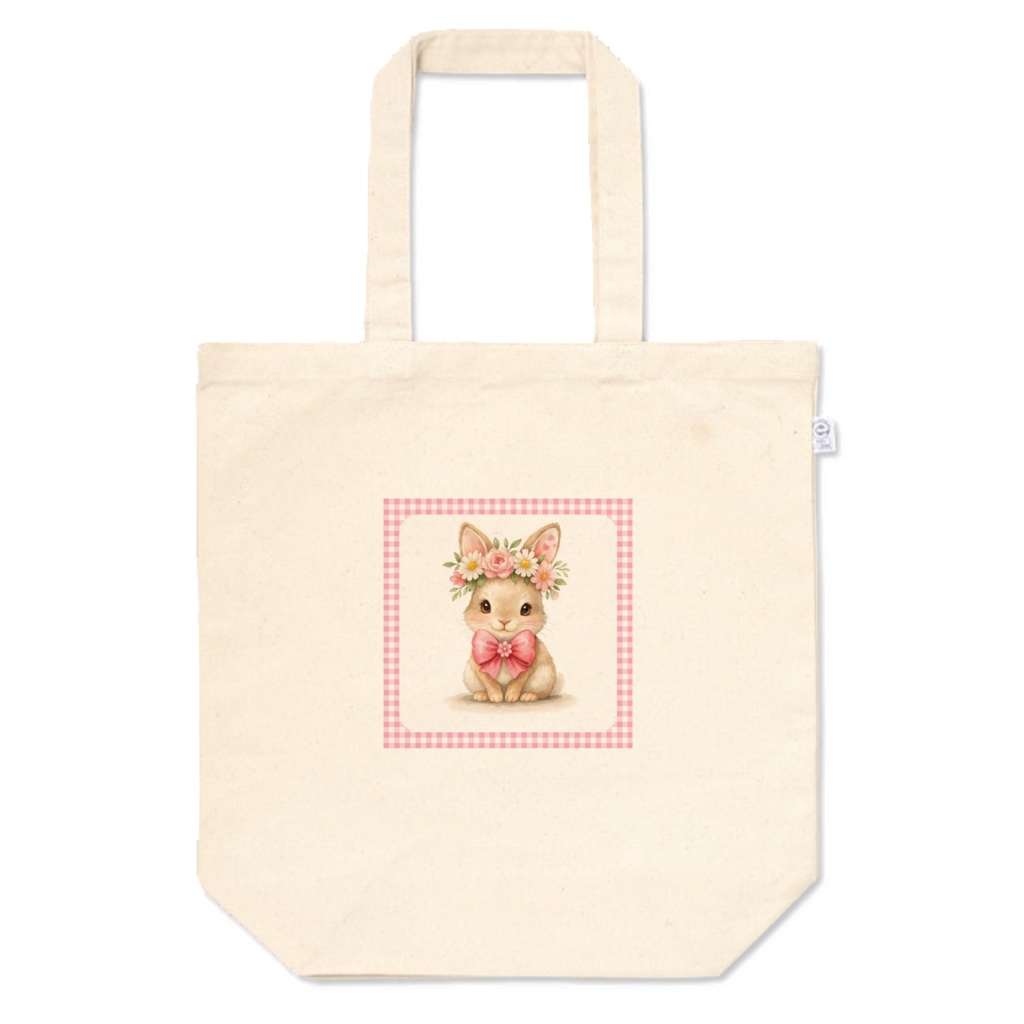 可愛いうさぎちゃん CP トートバッグM
