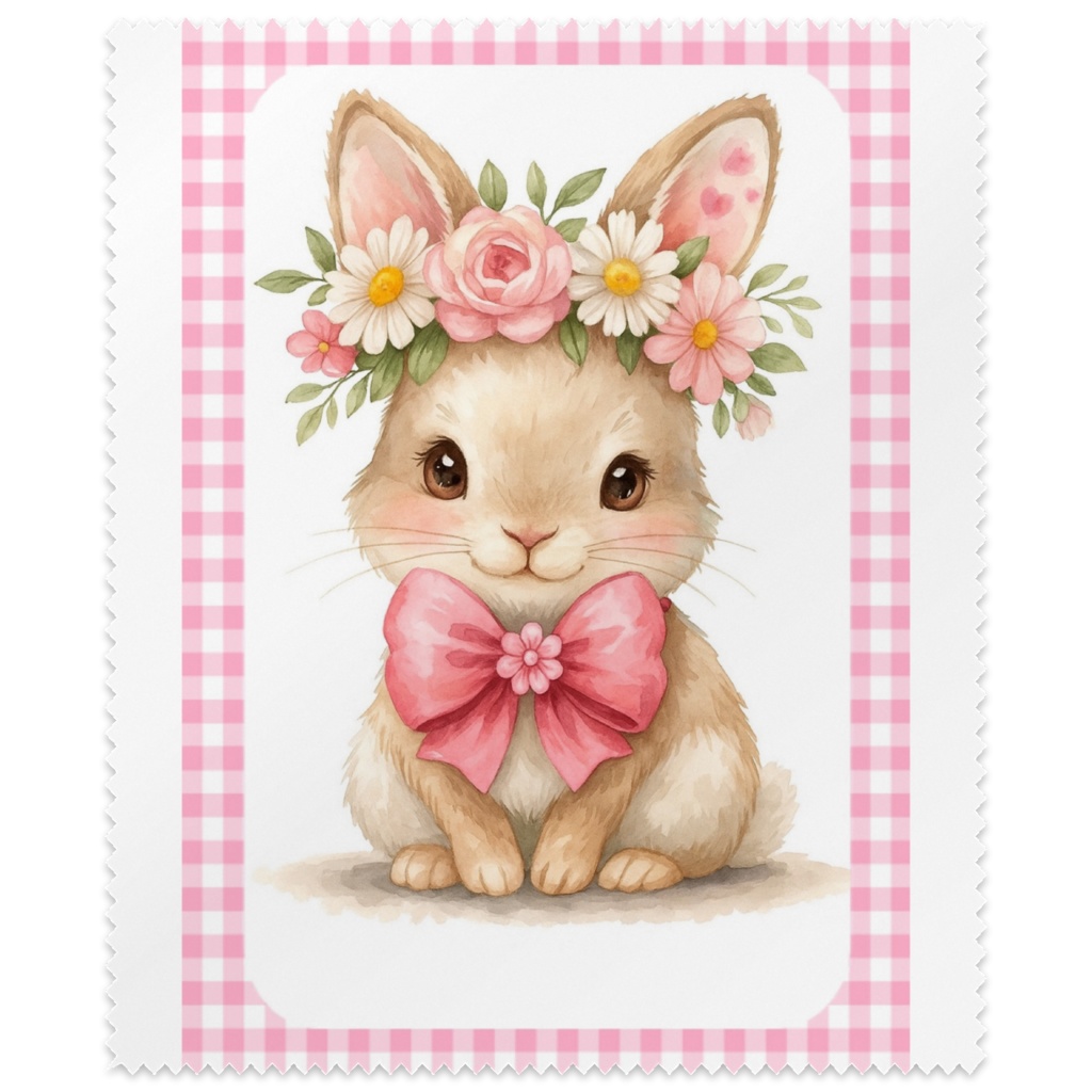 可愛いうさぎちゃん CP メガネ拭き