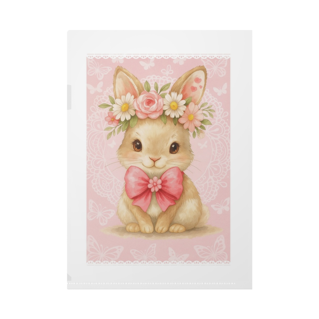 可愛いうさぎちゃん CP クリアファイル