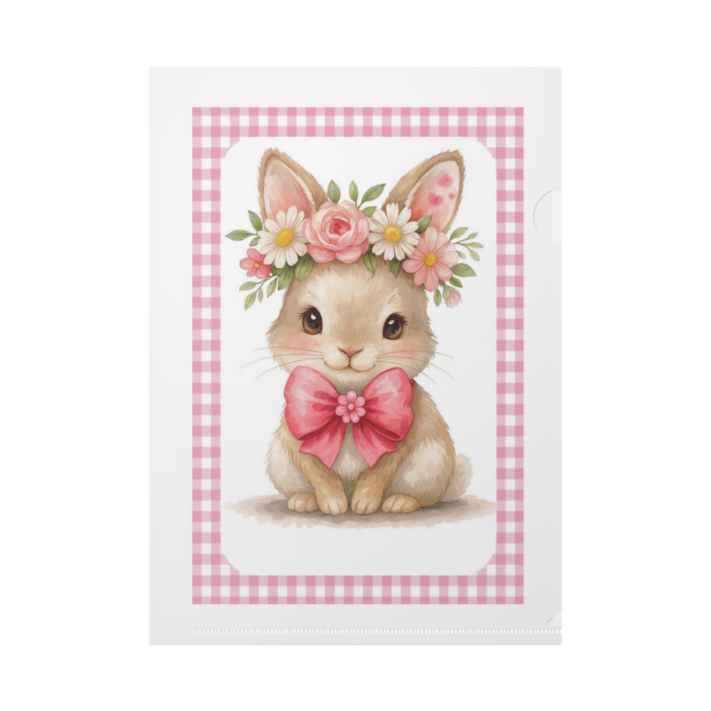 可愛いうさぎちゃん CP クリアファイル