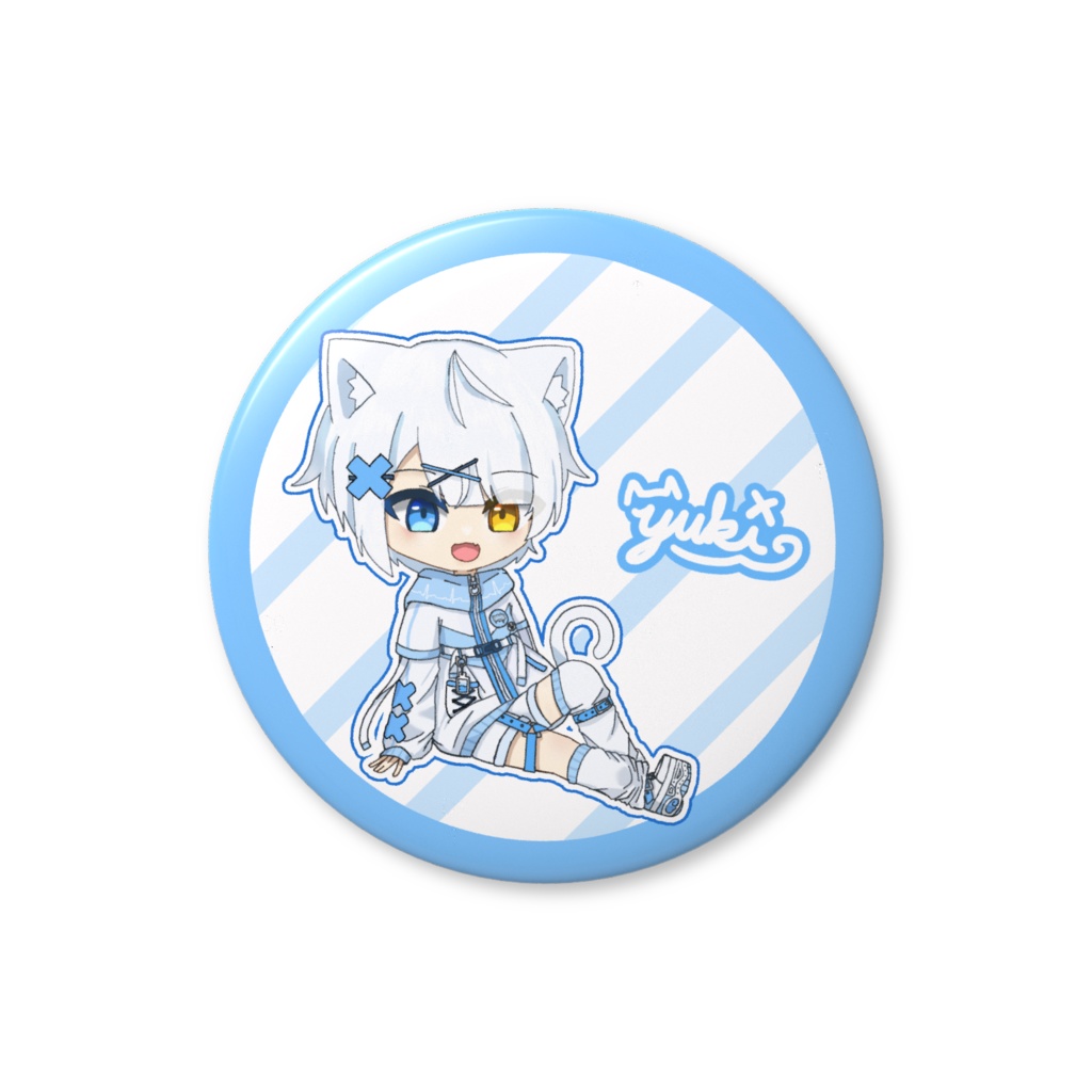 【孤珀ユキ】缶バッジ