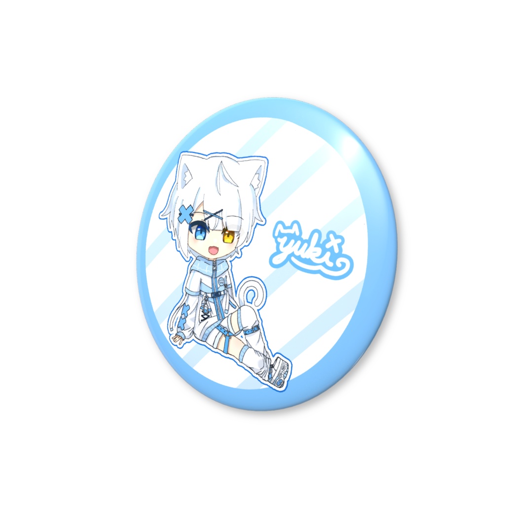 【孤珀ユキ】缶バッジ
