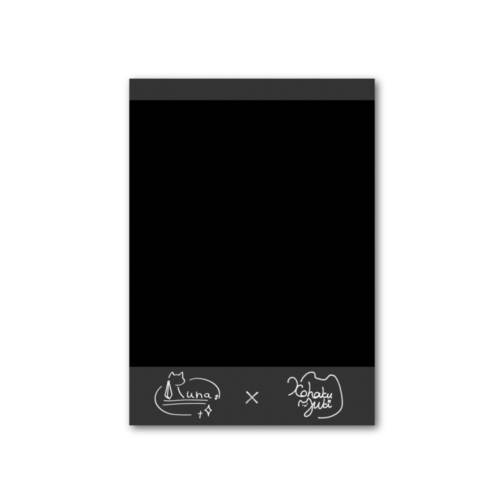 【コラボグッズ】クリスマス2025 - フォト風カード / 孤珀ユキ×ルナ