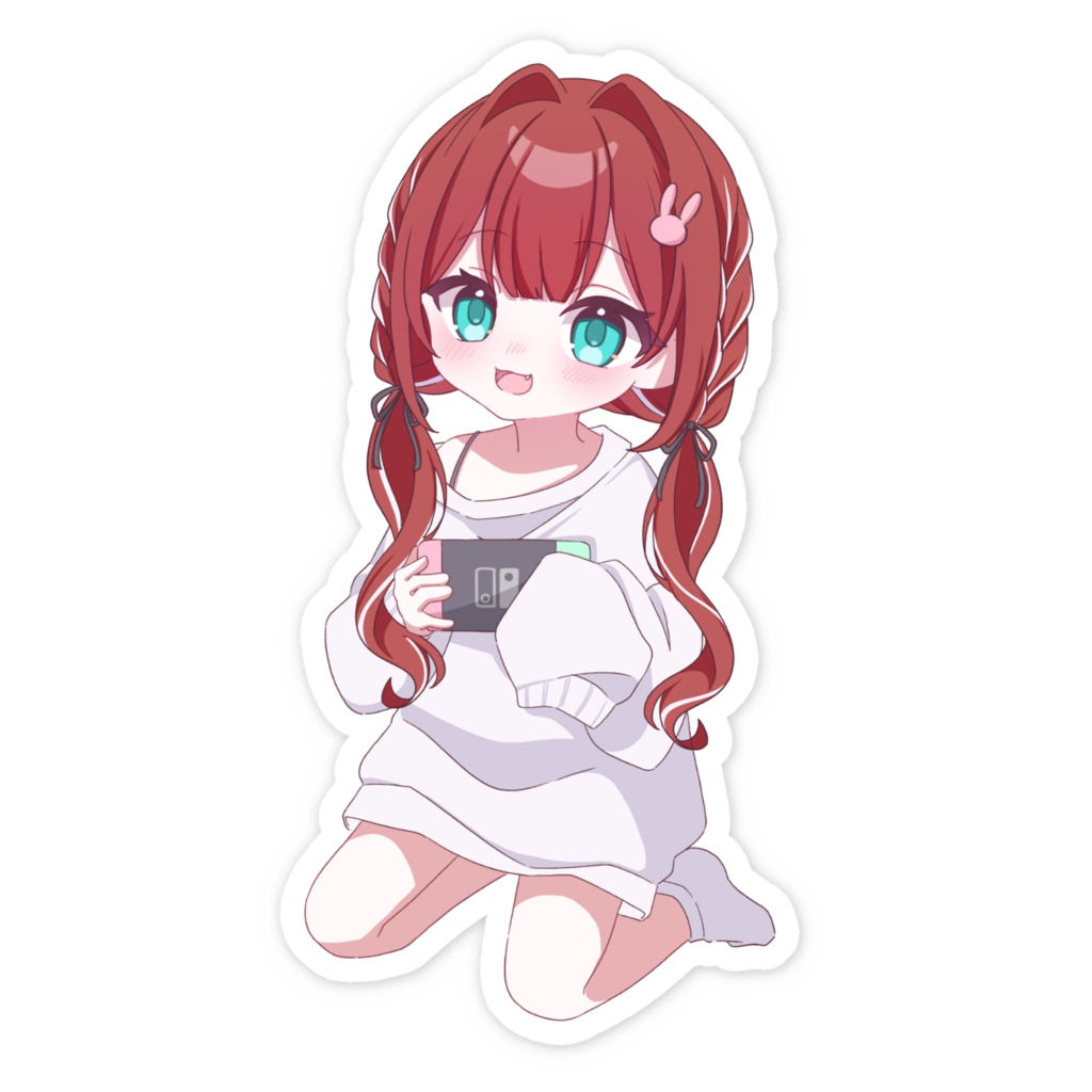 こむぎとゲーム!ステッカー