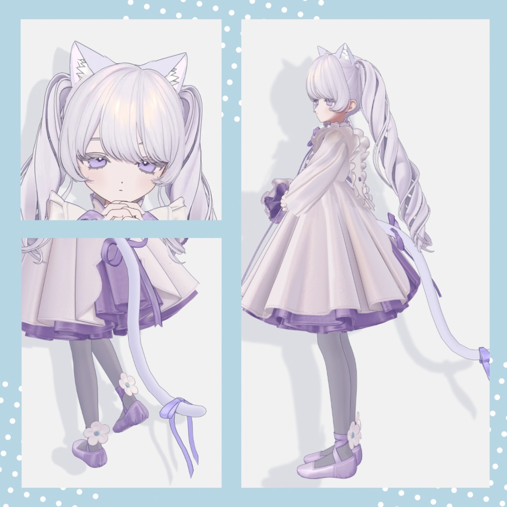 【2アバター対応】ねこみみセット【MA対応】
