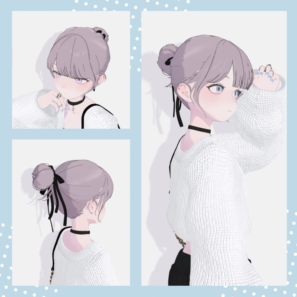 りぼんお団子ヘア【Lapwing】