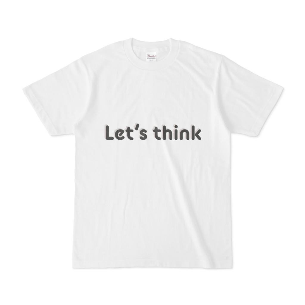 Let's think Tシャツ