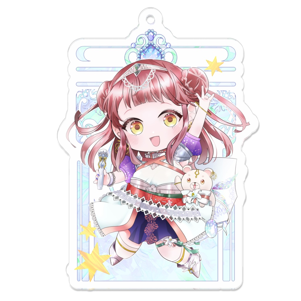 魔道士衣装SDイラストアクリルキーホルダー