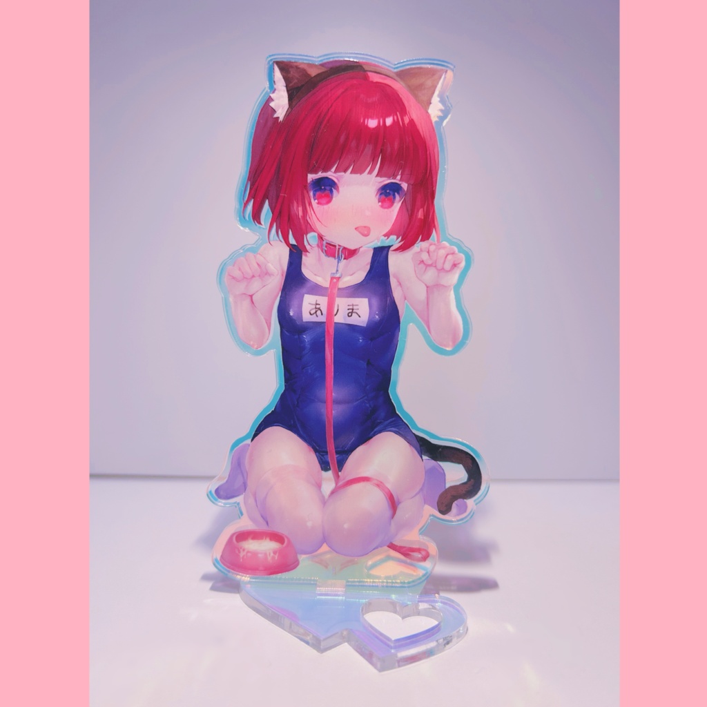 猫耳スク水有馬かなアクリルスタンド