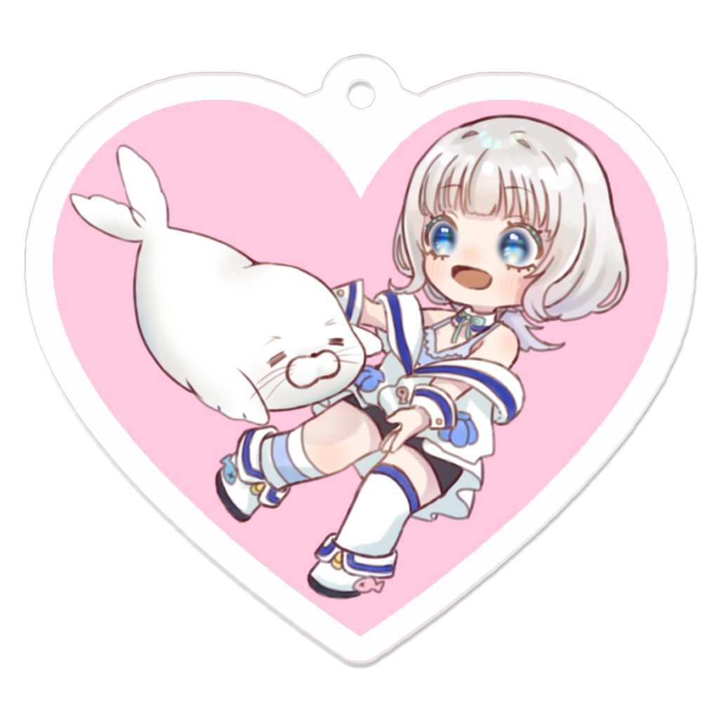 バレンタインアクリルキーホルダー