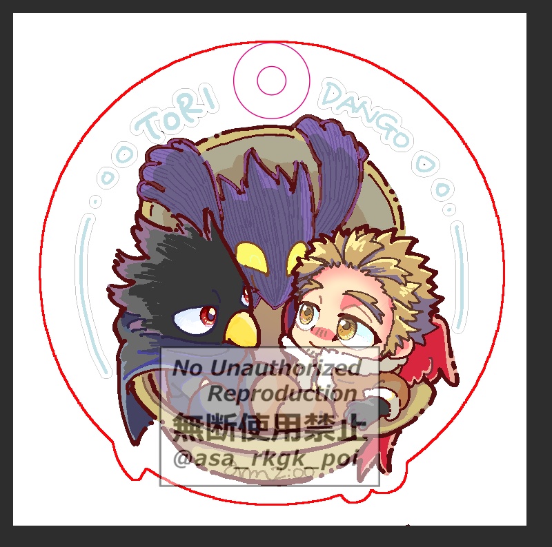 鳥団子鍋アクキー