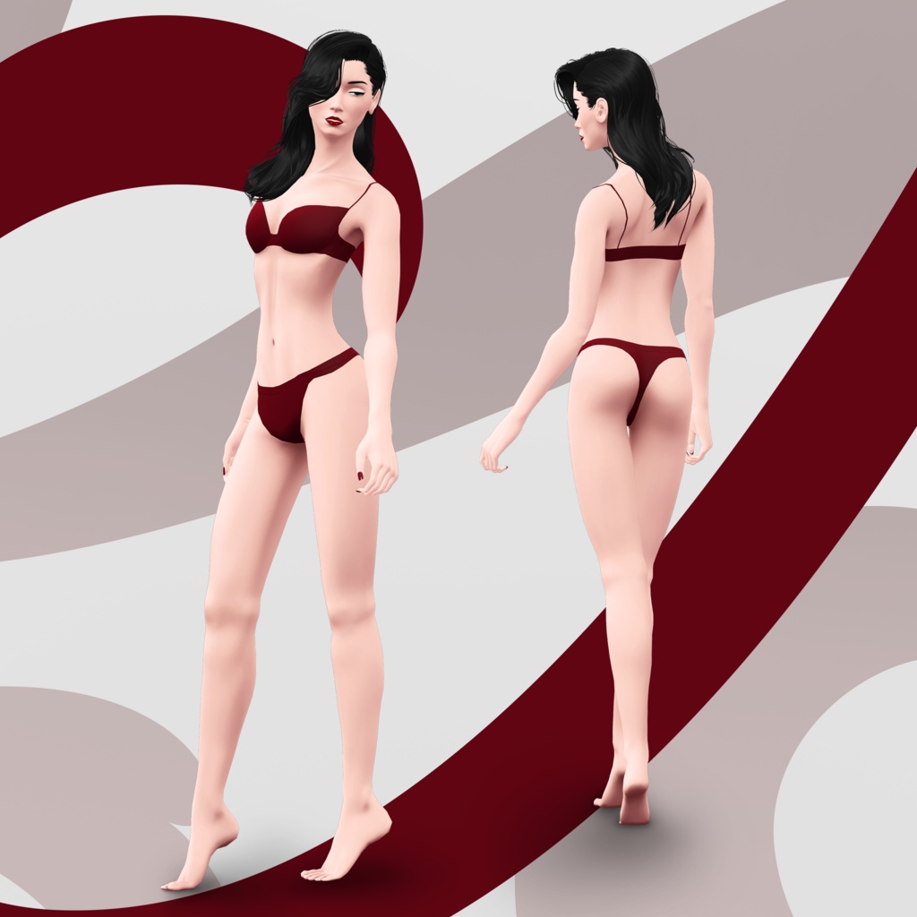Laura ローラ | オリジナル3Dモデル