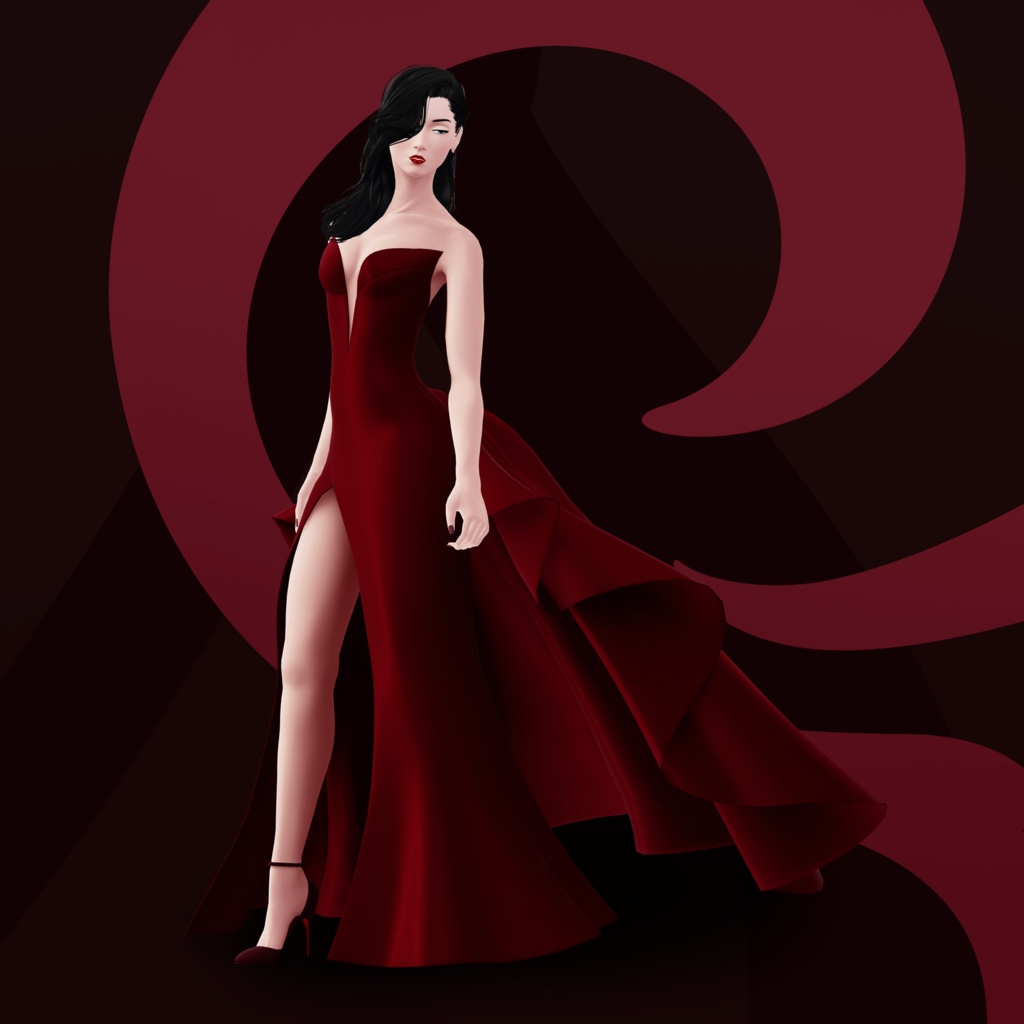 Laura ローラ | オリジナル3Dモデル