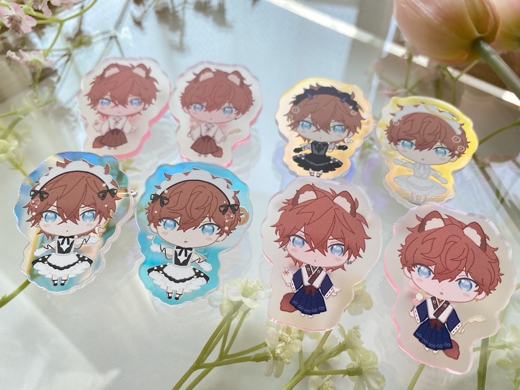 あまぎアクリルクリップ