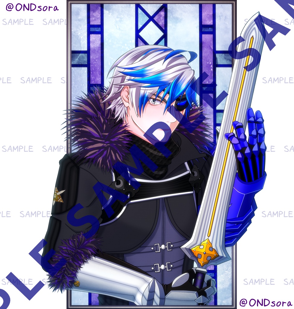 【アクリルスタンド グロー『ステンドグラス』】