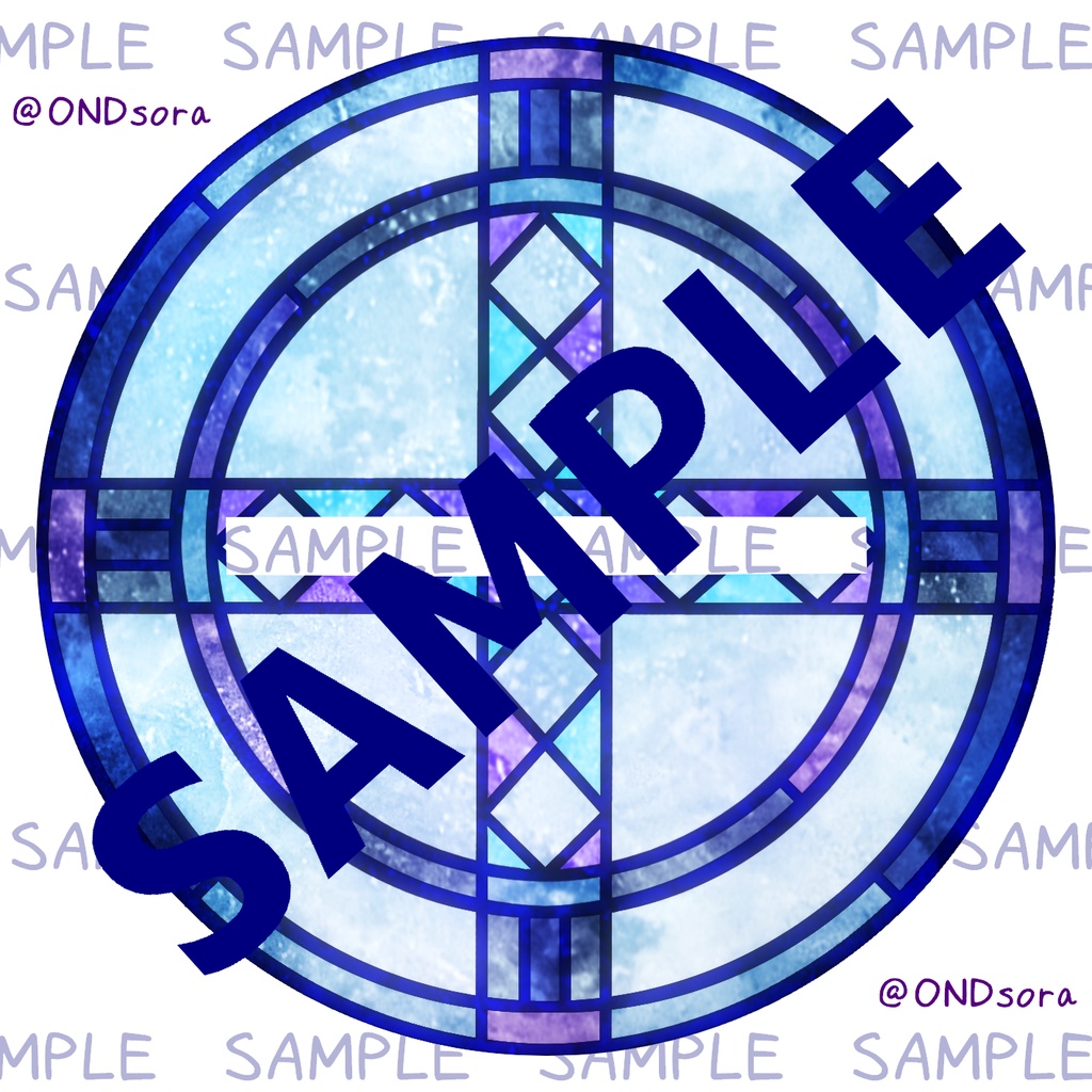 【アクリルスタンド グロー『ステンドグラス』】