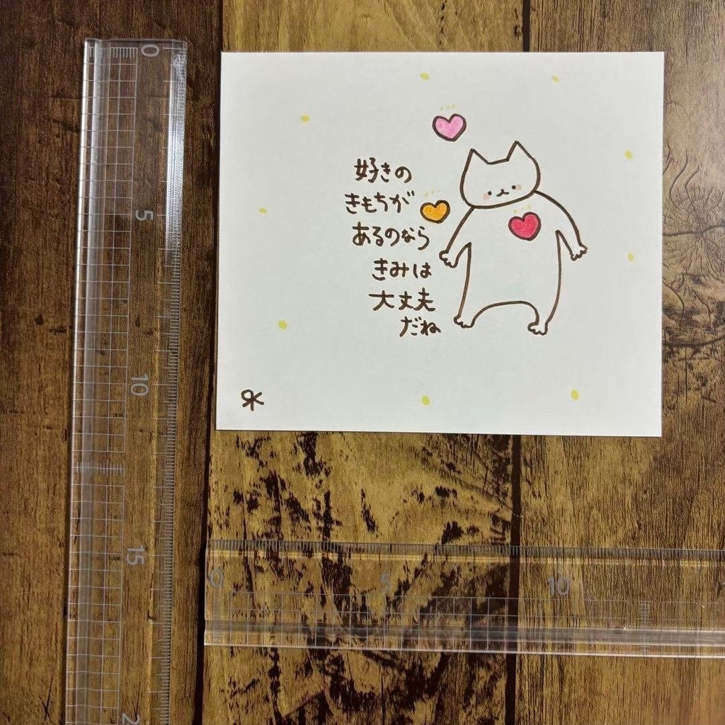 【171】【猫の絵と言葉】オリジナルアナログ手描き創作自作アート作品イラスト原画