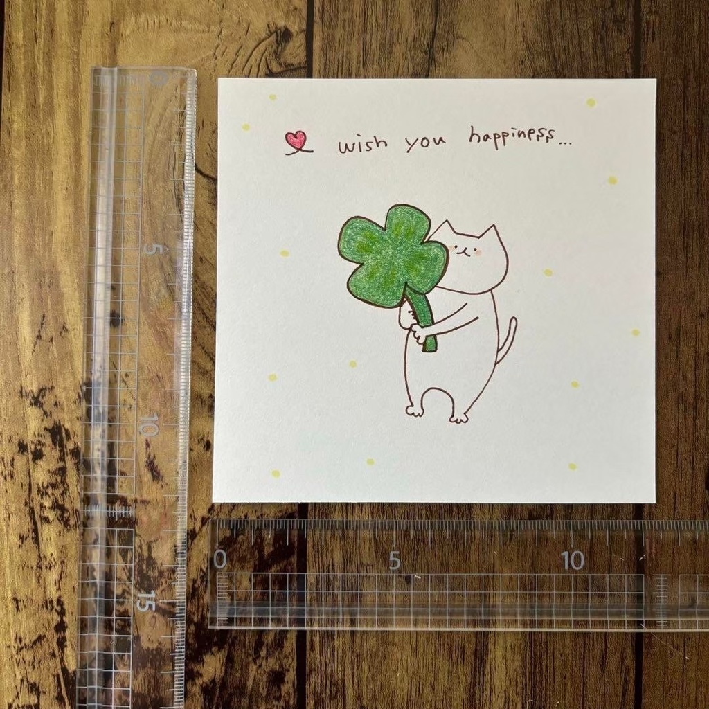 【284】【猫の絵と言葉】オリジナルアナログ手描き手書き自作創作作品イラスト原画