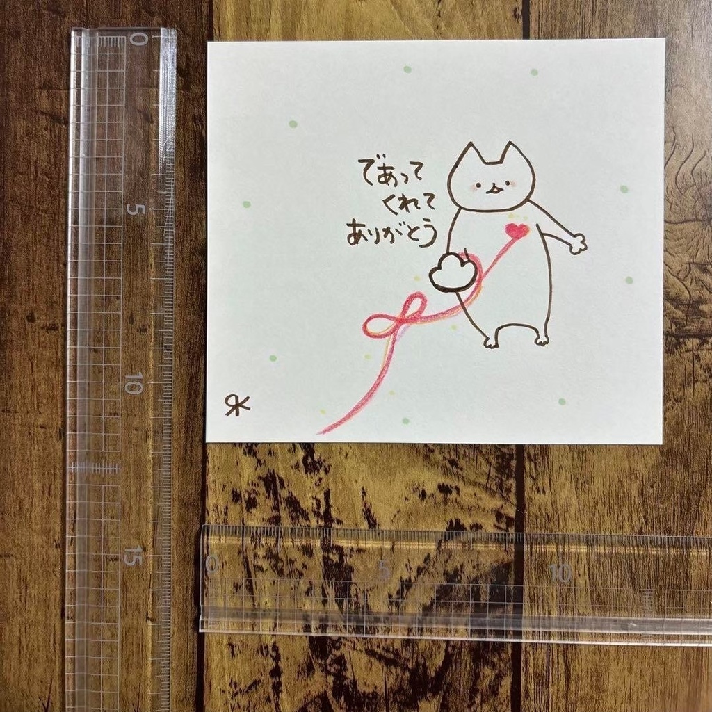 【302】【猫の絵と言葉】オリジナルアナログ創作自作作品手描きアートイラスト原画