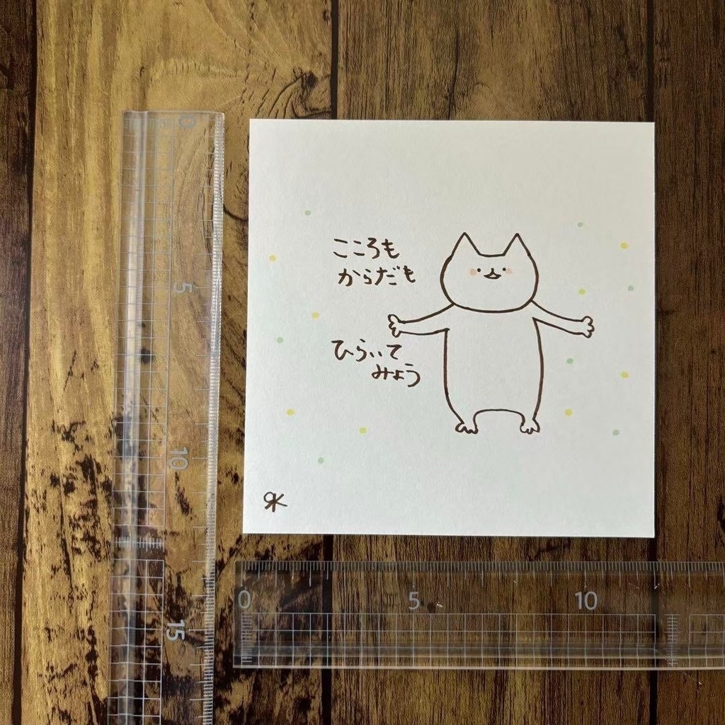 【316】【猫の絵と言葉】オリジナルアナログ手描き手書き創作自作作品イラスト原画