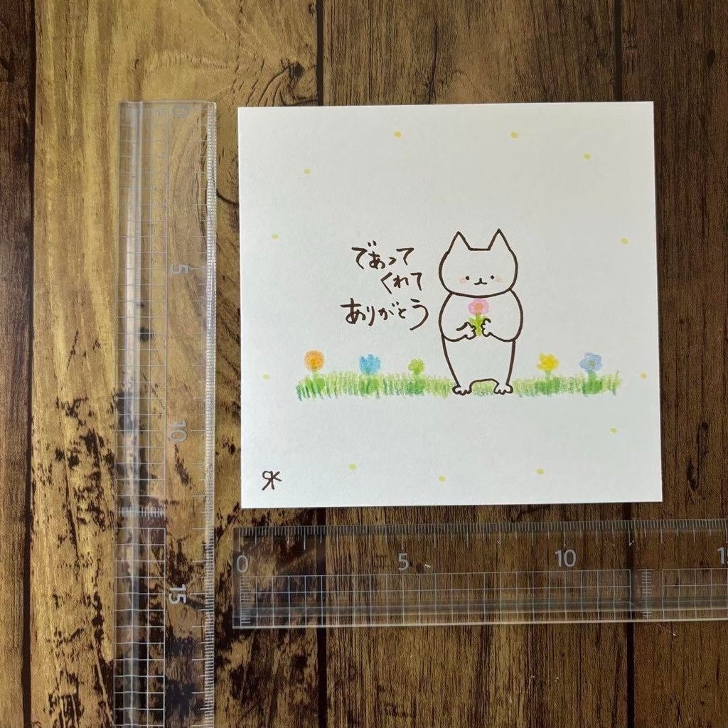 【317】【猫の絵と言葉】オリジナルアナログ手描き創作自作アート作品イラスト原画